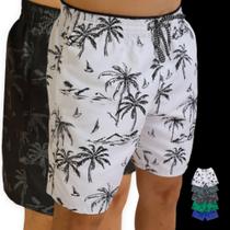 KIT 2 Shorts Bermuda COQUEIRO 1 Tactel Praia Masculina 1083 KIT 2 Shorts Bermuda COQUEIRO 1 Tactel Praia Masculina 1083