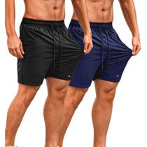 Kit 2 Shorts Bermuda Tactel Elástico Sandrini Academia Sport Kit 2 Shorts Bermuda Tactel Elástico Sandrini Academia Sport