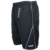 Kit 2 Shorts Calção Tactel Tamanho Especial Extra Plus Grande 3 Bolsos Viés Listras Solto Básico Piscina Praia Treino
