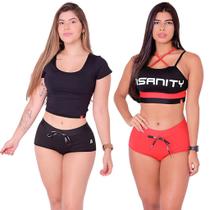 Kit - 2 Shorts Feminino Insanity Sunquini Hot Proud
