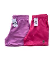 Kit 2 Shorts Feminino Moletom Moletinho Shortinhos básico para seus dias