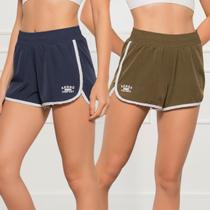 Kit 2 Shorts Feminino Soltinho Moda Fit Ioga Exercícios Respirável Confortável Kit 2 Shorts Feminino Soltinho Moda Fit Ioga Exercícios Respirável Confortável