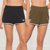 Kit 2 Shorts Feminino Soltinho Moda Fit Ioga Exercícios Respirável Confortável Kit 2 Shorts Feminino Soltinho Moda Fit Ioga Exercícios Respirável Confortável