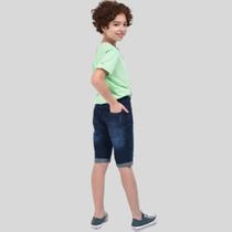 Kit 2 shorts jeans infantil juvenil coloridos 10 ao 16