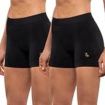 Kit 2 Shorts Lupo Attack Levanta Bumbum Academia Sem Costura Original