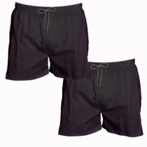 Kit 2 Shorts Marrom Masculino Tectel Praia Academia Piscina
