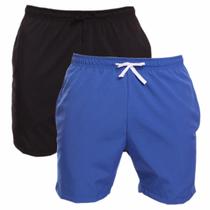Kit 2 Shorts Masculino Tactel Praia Verão Corrida Academia Treino