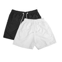 Kit 2 Shorts Mauricinho Polo State Jhow Black + White