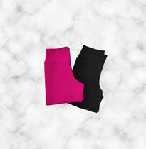 Kit 2 Shorts Meia Coxa Bolha Feminino Dia a Dia Fitness