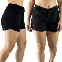 Kit 2 Shorts Shortinho Moletinho Feminino Premium