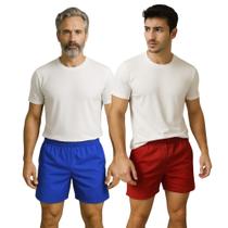 KIT 2 Shorts Tactel Bermudas Academia Treino Corrida Masculina TRAINING 719