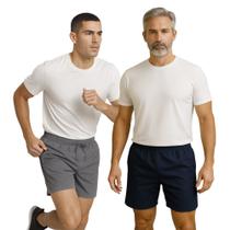 KIT 2 Shorts Tactel Bermudas Academia Treino Corrida Masculina TRAINING 719
