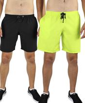 KIT 2 Shorts Tactel Masculino Bermuda Confortável dia a dia Esporte Corrida Treino Academia