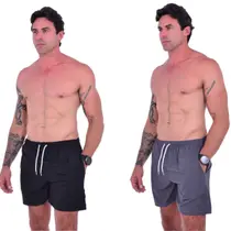 Kit 2 Shot Masculino Dry Fit Leve Mauricinho Premium Básico