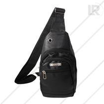 Kit 2 Shoulder BAG Pochete Transversal Preto Masculino