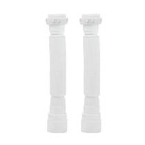 Kit 2 Sifão Pia Banheiro Cozinha Flexível Universal Sanfonado Corrugado Esgoto Branco Iguatemi Sink Kit 2 Sifão Pia Banheiro Cozinha Flexível Universal Sanfonado Corrugado Esgoto Branco Iguatemi Sink