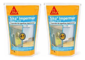 Kit 2 Sika Impermur Sikagard 905 W 1L Fundo Preparador