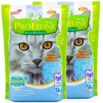 Kit 2 Silica Gato Areia Higienica 2,8kg Cristal Micro Oferta Kit 2 Silica Gato Areia Higienica 2,8kg Cristal Micro Oferta