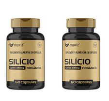 Kit 2 Silício Orgânico 60 Cápsulas - Muwiz