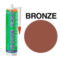 Kit 2 Silicone Bronze 450G Selante Acrílico Base De Água - Sbrix