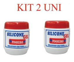 KIT 2 Silicone Gel 250 Gramas Pinheiro P/painel,parachoques