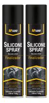Kit 2 Silicone Spray Protege 300ml Lavanda Couro Painel Pneu Kit 2 Silicone Spray Protege 300ml Lavanda Couro Painel Pneu