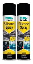 Kit 2 Silicone Spray Siltrade Lubrificar Desmoldar 300Ml