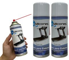 Kit 2 Silicones Lubrificante Esteira Bicicleta Elétrica e Uso Geral JAC 480ml