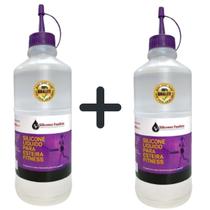Kit 2 Silicones Lubrificantes para Esteira Ergométrica 1 Litro Profissional Kit 2 Silicones Lubrificantes para Esteira Ergométrica 1 Litro Profissional