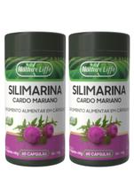 Kit 2 Silimarina Cardo Mariano 60 Capsulas