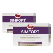 Kit 2 Simfort 30 Saches Probióticos Vitafor Lactobacilos