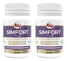 Kit 2 Simfort Plus 30 Capsulas Vitafor Probioticos 17b Vitafor