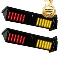 Kit 2 Sinaleiras Garagem Ppa Sinaleira Portão De Veículos