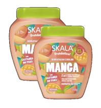 kit 2 Skala Creme de Tratamento 2 em 1 Manga e Castanha do Pará 1Kg