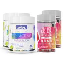 Kit 2 Skin Colágeno Verisol Lim. + Gummie Hair, Skin & Nails