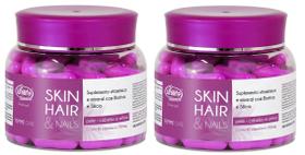 Kit 2 Skin Hair Nails Femme Luminus - Unilife - 90 Capsulas