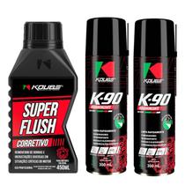 Kit 2 Slow Drying K90 + Motor Hiper Flush Corretivo Koube