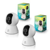 Kit 2 Smart Câmera 360 Bot Wi-fi 2ª Geração Positivo Casa Inteligente FHD Noturna Suporte A Microsd 128GB Kit 2 Smart Câmera 360 Bot Wi-fi 2ª Geração Positivo Casa Inteligente FHD Noturna Suporte A Microsd 128GB