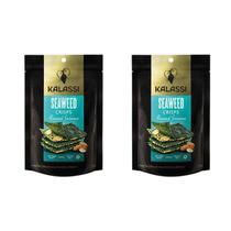 Kit 2 Snack Alga Marinha Amendoa Seaweed Kalassi Vegano 25G