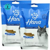 Kit 2 Snacks Hana Healthy Life Dental Care Para Cães Adultos 100g Kit 2 Snacks Hana Healthy Life Dental Care Para Cães Adultos 100g