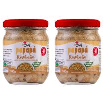 Kit 2 Sopinha de Bebê Papapá Orgânico Refeição Comida Infantil LaChef Caseirinho Risotinho 180g
