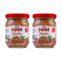 Kit 2 Sopinha Orgânica Papapá Carne Legumes Papinha 360g Kit 2 Sopinha Orgânica Papapá Carne Legumes Papinha 360g