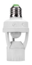 kit 2 Soquete Sensor De Presença Lâmpada Bocal E27 Movimento 360º