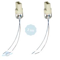 Kit 2 Soquetes G9 Para Lâmpada Halopin Com Ferro M10 Kit 2 Soquetes G9 Para Lâmpada Halopin Com Ferro M10