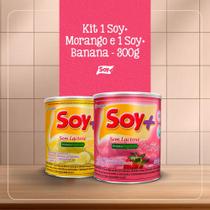 Kit 2 Soy+ Banana e Morango - 300 g Kit 2 Soy+ Banana e Morango - 300 g