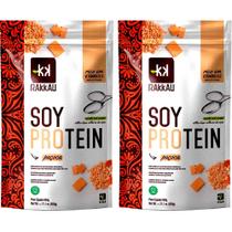 Kit 2 Soy Protein Paçoca Rakkau 600g Vegano - Proteína Soja