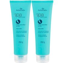 Kit 2 Spa para os Pés Creme para Afinar os Pés 250g