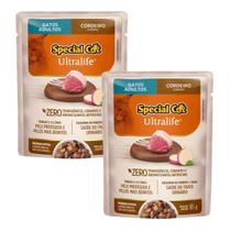 Kit 2 Special Cat Ultralife Sachê Adultos Sabor Cordeiro - 85g