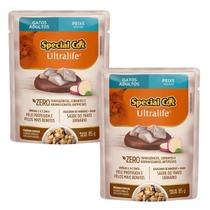 Kit 2 Special Cat Ultralife Sachê Adultos Sabor Peixe - 85g
