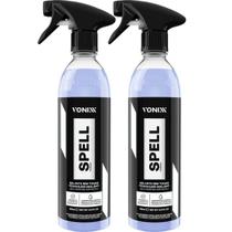 KIT 2 Spell Selante Sem Toque para Pintura Plástico Vidro Roda 500ml Vonixx water off